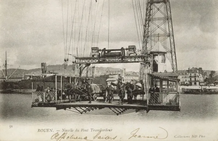 Framed Print : Rouen Transporter Bridge Framed Print : Rouen Transporter Bridge