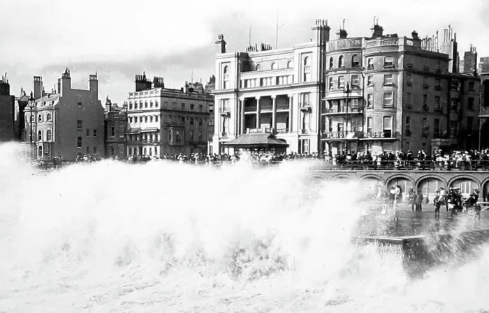 Framed Print : A rough sea at Blackpool Framed Print : A rough sea at Blackpool
