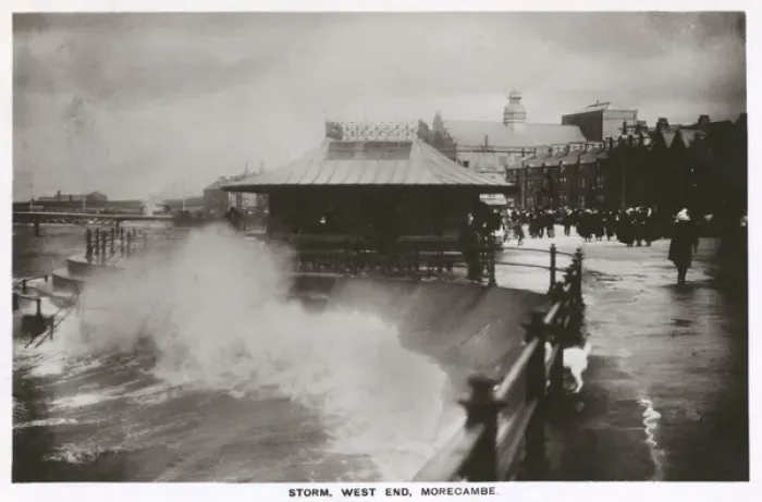 Framed Print : Rough Sea - Morecambe, Lancashire Framed Print : Rough Sea - Morecambe, Lancashire