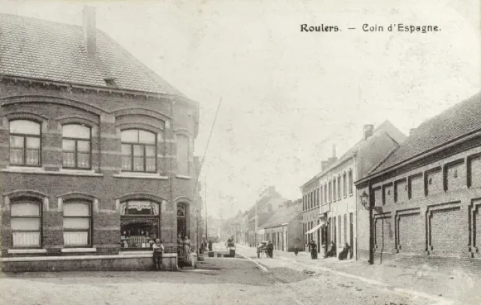 Framed Print : Roulers, Belgium - Spanish Corner Framed Print : Roulers, Belgium - Spanish Corner