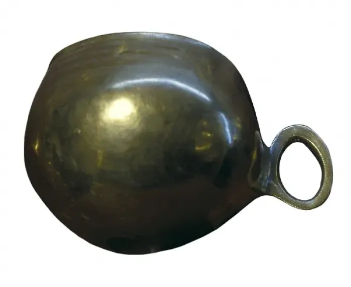 Framed Print : Round golden jug with a handle (1000-1500 BF) Framed Print : Round golden jug with a handle (1000-1500 BF)