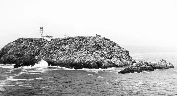 Framed Print : Round Island Isles of Scilly Victorian period Framed Print : Round Island Isles of Scilly Victorian period