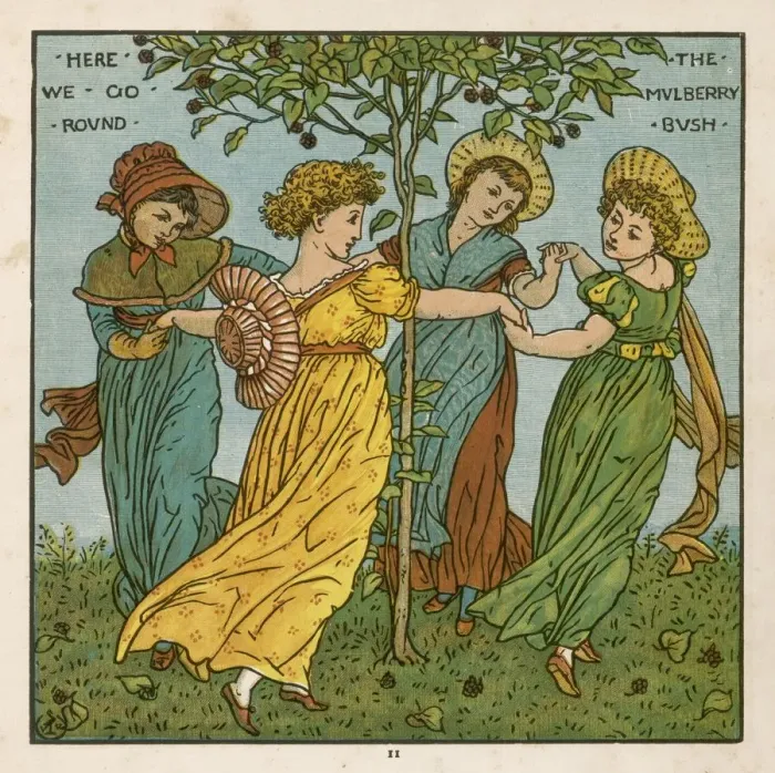 Framed Print : Round the Mulberry Bush