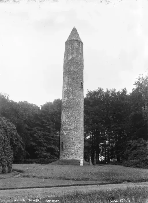 Framed Print : Round Tower, Antrim Framed Print : Round Tower, Antrim