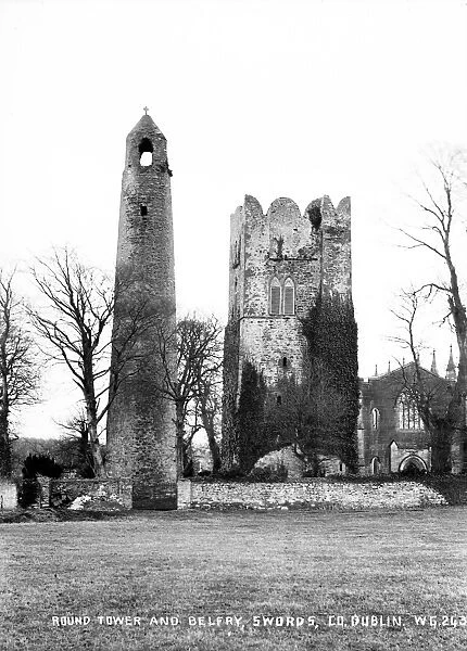 Round Tower and Belfry, Swords, Co Dublin
