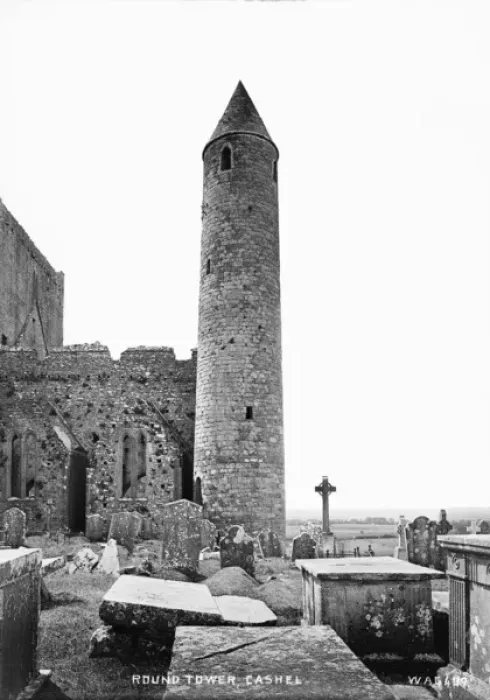 Framed Print : Round Tower, Cashel Framed Print : Round Tower, Cashel