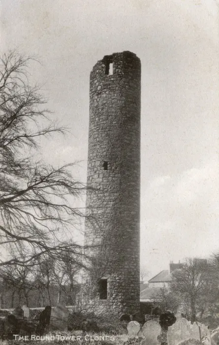 Framed Print : Round Tower, Clones, Ireland Framed Print : Round Tower, Clones, Ireland