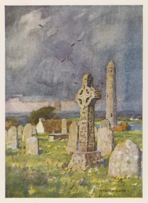 Framed Print : Round Tower, Clonmacnoise Framed Print : Round Tower, Clonmacnoise