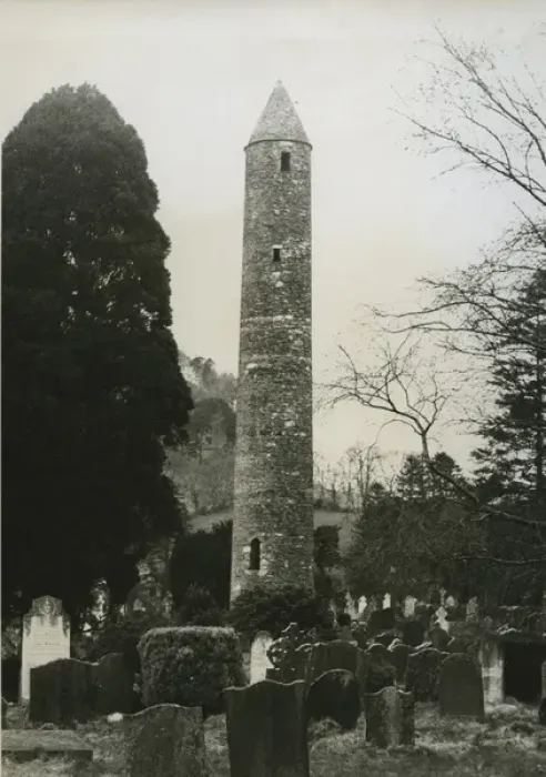 Framed Print : Round Tower, Glendalough, County Wicklow, Ireland Framed Print : Round Tower, Glendalough, County Wicklow, Ireland