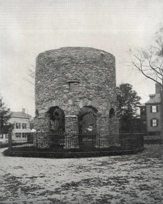 Framed Print : Round Tower, Touro Park, Newport, Rhode Island, USA Framed Print : Round Tower, Touro Park, Newport, Rhode Island, USA