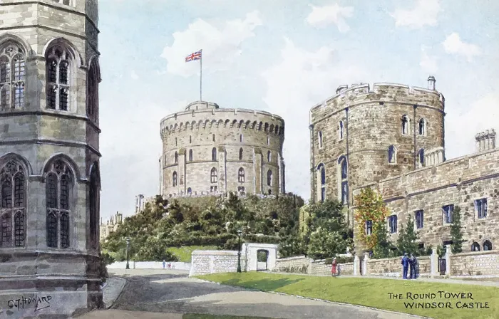 Framed Print : The Round Tower, Windsor Castle, Berkshire Framed Print : The Round Tower, Windsor Castle, Berkshire