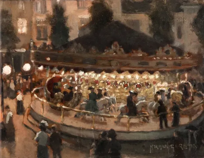 Framed Print : Roundabout, Diest Framed Print : Roundabout, Diest