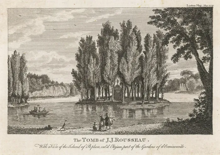 Framed Print : Rousseau Tomb Death Tombs 1778 Jean Jacques Picturesquely Framed Print : Rousseau Tomb Death Tombs 1778 Jean Jacques Picturesquely