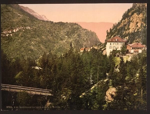 Route de la Tete Noire, the hotel, Chamonix Valley, France R