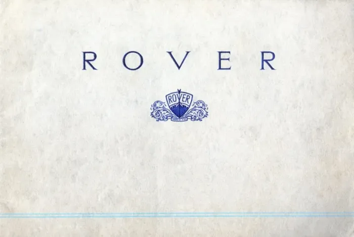 Framed Print : Rover Car Brochure Framed Print : Rover Car Brochure