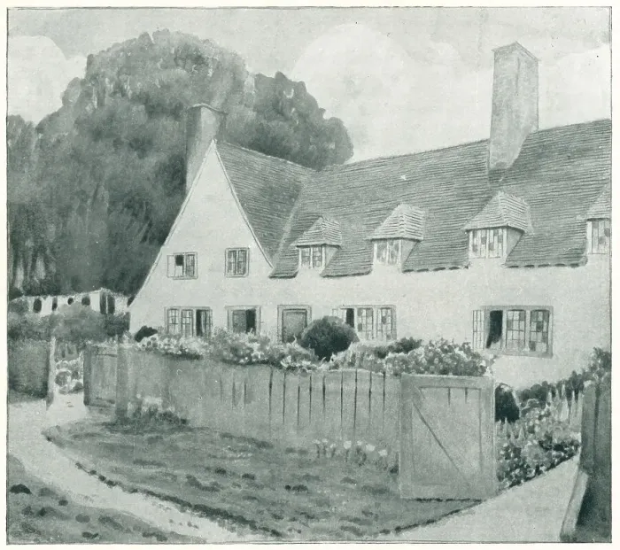 Framed Print : Row Of Cottages Framed Print : Row Of Cottages