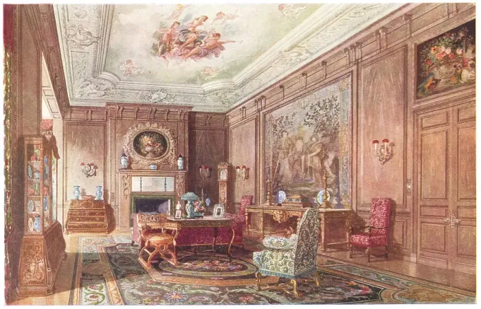 Framed Print : Rowley Hall Music Room Framed Print : Rowley Hall Music Room