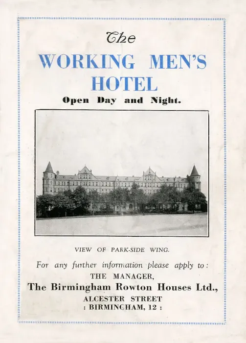 Framed Print : Rowton House, Birmingham Brochure Framed Print : Rowton House, Birmingham Brochure
