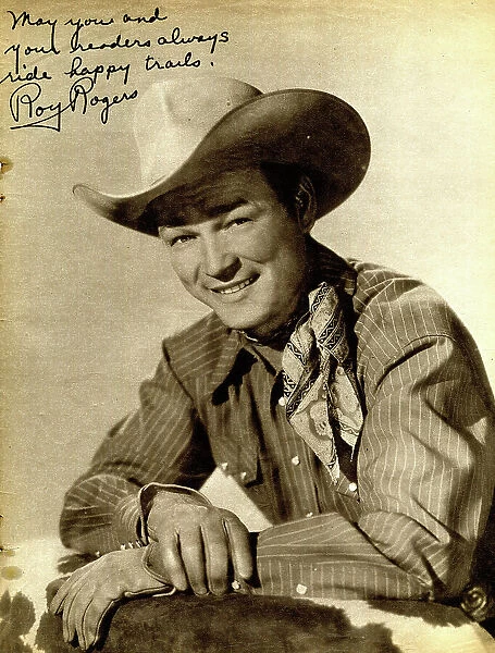 Roy Rogers, American actor and singer Date: 1950 available as Framed ...