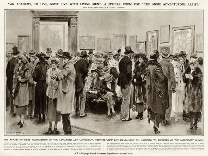 Framed Print : The Royal Academy Exhibition, London, 1922 Framed Print : The Royal Academy Exhibition, London, 1922