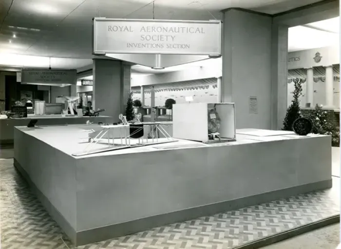 Framed Print : Royal Aeronautical Society display at the International ? Framed Print : Royal Aeronautical Society display at the International ?