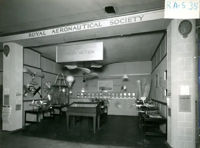 Framed Print : Royal Aeronautical Society display at the International ? Framed Print : Royal Aeronautical Society display at the International ?