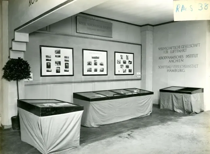 Framed Print : Royal Aeronautical Society display at the International ? Framed Print : Royal Aeronautical Society display at the International ?