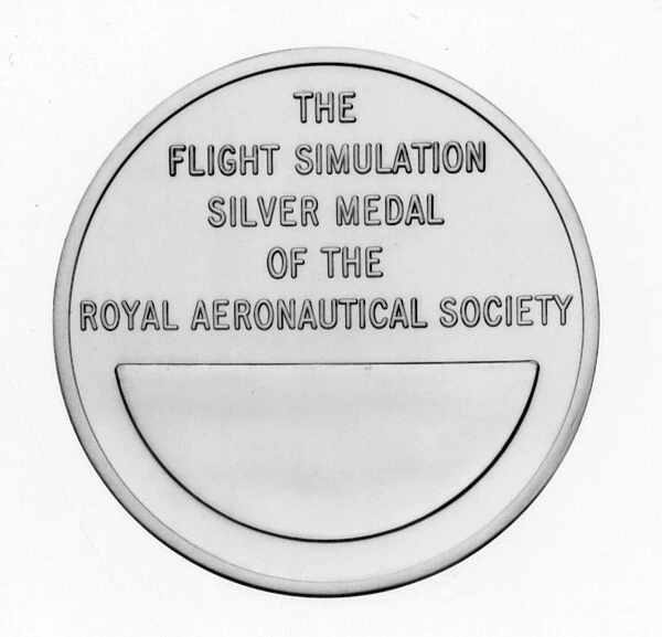 Royal Aeronautical Society Flight Simulation Silver Medal