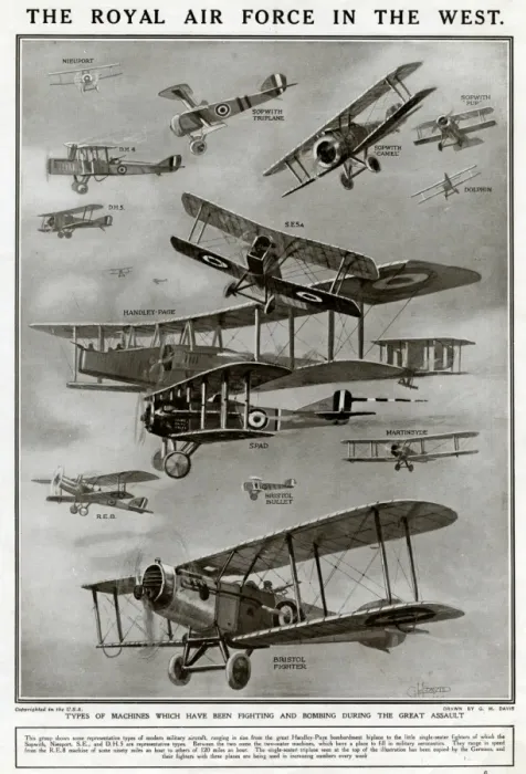 Framed Print : The Royal Air Force in the west by G. H. Davis Framed Print : The Royal Air Force in the west by G. H. Davis