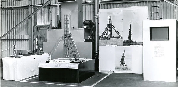 Royal Aircraft Establishment model display of the Skylar?