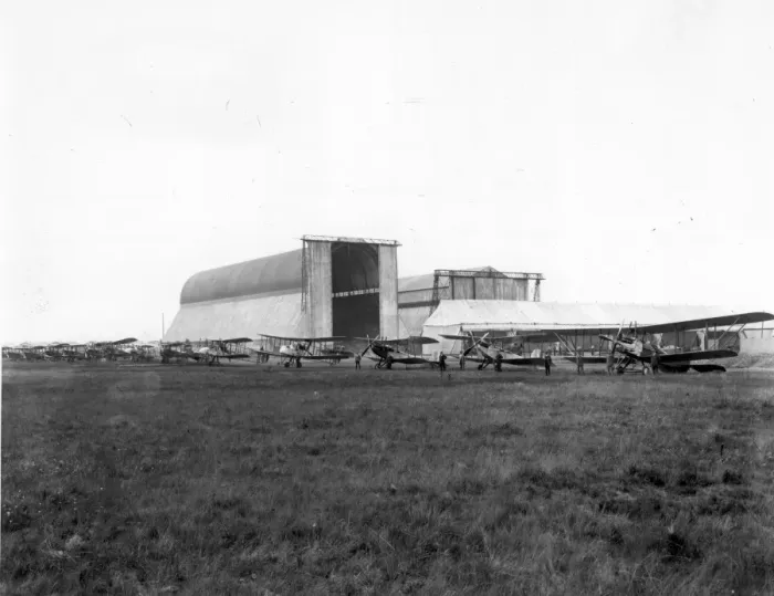 Framed Print : The Royal Aircraft Factory Farnborough A line-up of BE1s Framed Print : The Royal Aircraft Factory Farnborough A line-up of BE1s