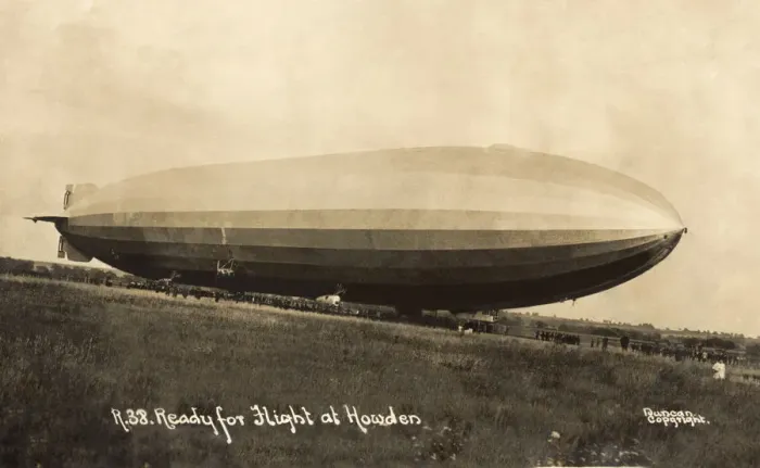 Framed Print : Royal Airship Works R-38 ZR-2 Framed Print : Royal Airship Works R-38 ZR-2