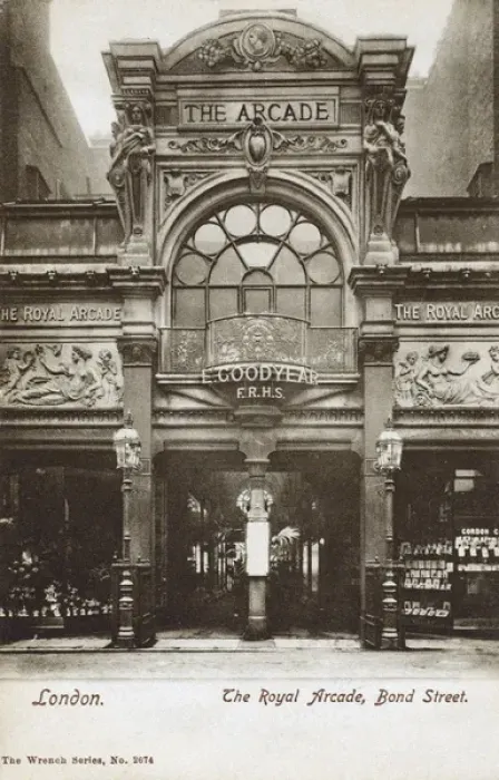 Framed Print : The Royal Arcade, Bond Street, London Framed Print : The Royal Arcade, Bond Street, London