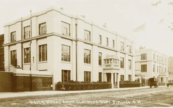 Framed Print : Royal Army Clothing Department, Pimlico, London Framed Print : Royal Army Clothing Department, Pimlico, London
