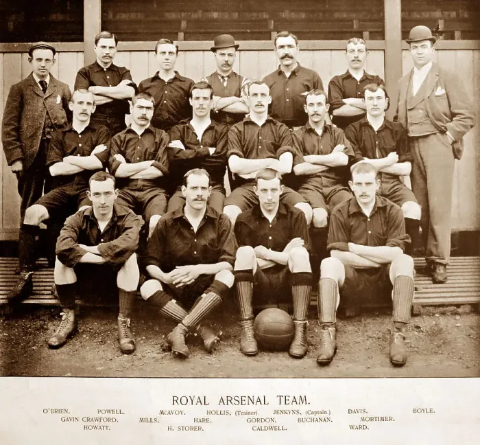Framed Print : Royal Arsenal Team, 1890s Framed Print : Royal Arsenal Team, 1890s