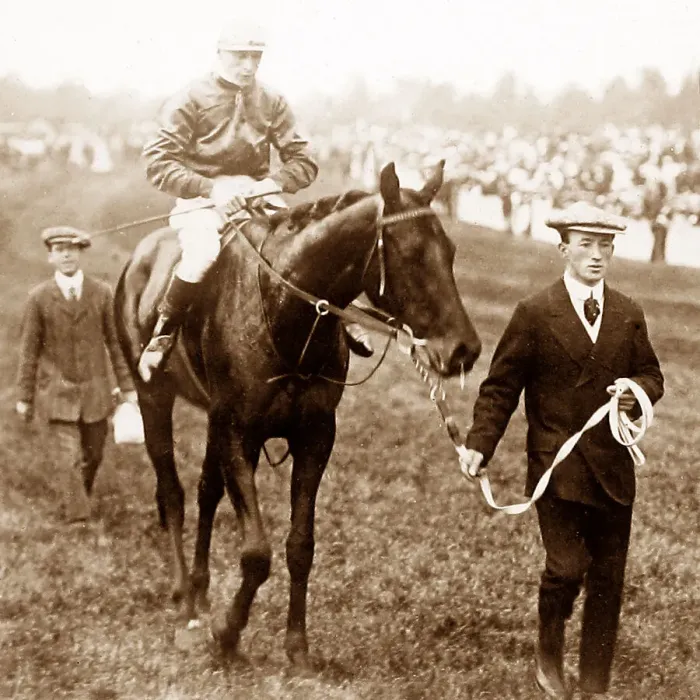 Framed Print : Royal Ascot Gold Cup Winner Bomba in 1909 Framed Print : Royal Ascot Gold Cup Winner Bomba in 1909