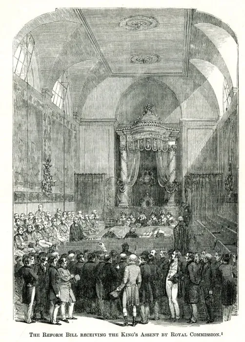 Framed Print : Royal Assent of Reform Bill in House of Lords 1867 Framed Print : Royal Assent of Reform Bill in House of Lords 1867