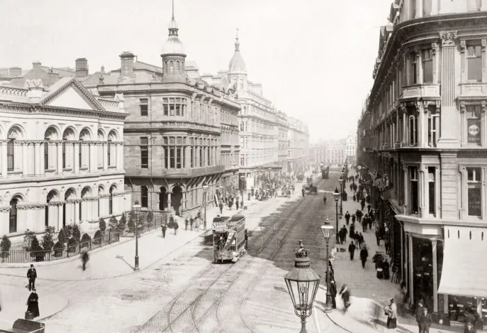 Framed Print : Royal Avenue, Belfast, Northern Ireland, c. 1890 Framed Print : Royal Avenue, Belfast, Northern Ireland, c. 1890