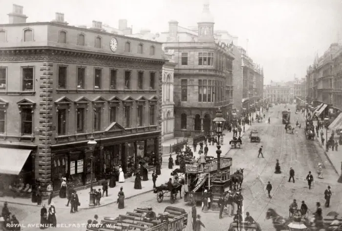 Framed Print : Royal Avenue Belfast, Northern Ireland, c. 1890 Framed Print : Royal Avenue Belfast, Northern Ireland, c. 1890