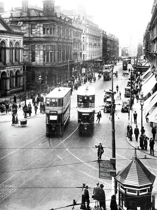 Framed Print : Royal Avenue from Castle Junction, Belfast, Ireland Framed Print : Royal Avenue from Castle Junction, Belfast, Ireland
