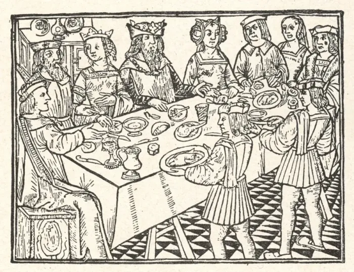 Framed Print : Royal Banquet 1508 Framed Print : Royal Banquet 1508