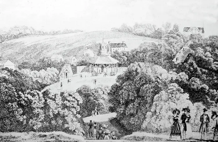Framed Print : Royal Beulah Spa, London, Victorian period Framed Print : Royal Beulah Spa, London, Victorian period
