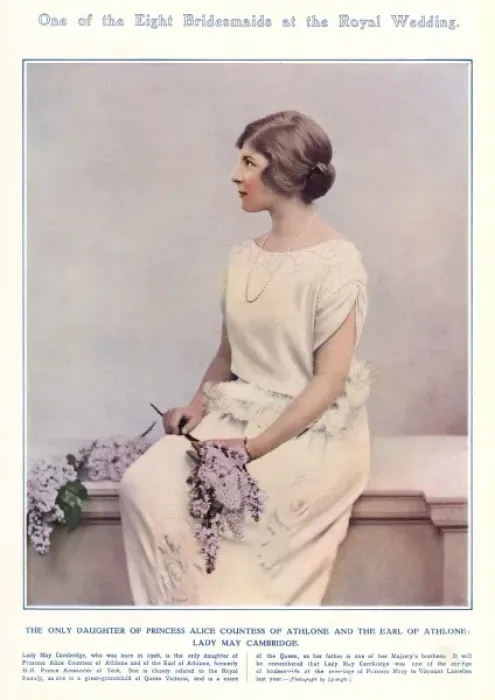 Framed Print : A royal bridesmaid, Lady May Cambridge Framed Print : A royal bridesmaid, Lady May Cambridge