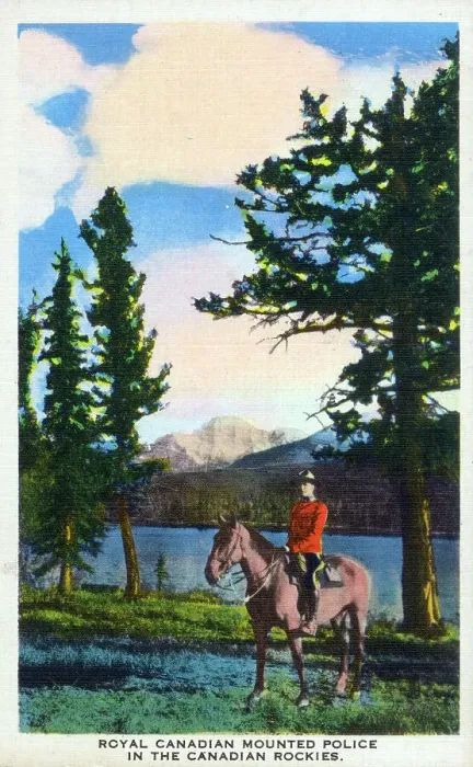 Framed Print : Royal Canadian Mounted Police (Mounties) - Rockies Framed Print : Royal Canadian Mounted Police (Mounties) - Rockies