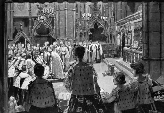 Framed Print : The Royal children watch the 1937 Coronation Framed Print : The Royal children watch the 1937 Coronation