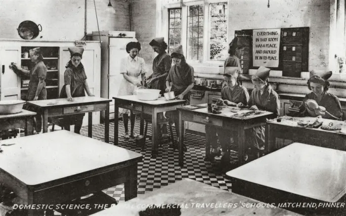 Framed Print : Royal Commercial Travellers Schools, Pinner - Domestic Scie Framed Print : Royal Commercial Travellers Schools, Pinner - Domestic Scie