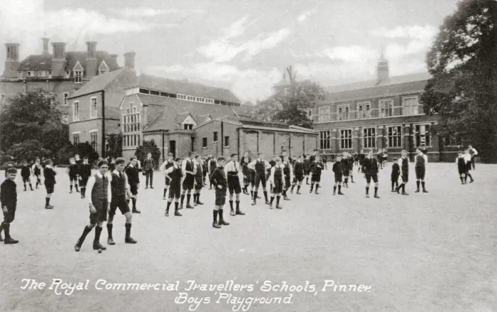 Framed Print : Royal Commercial Travellers Schools, Pinner - Playground Framed Print : Royal Commercial Travellers Schools, Pinner - Playground