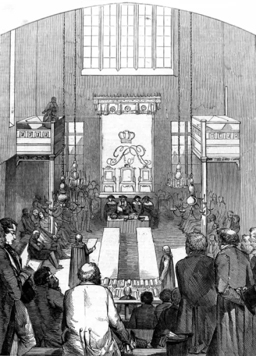 Framed Print : Royal Commission in the House of Lords, 1846 Framed Print : Royal Commission in the House of Lords, 1846