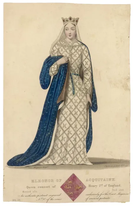 Framed Print : Royal Costume 12th century Framed Print : Royal Costume 12th century