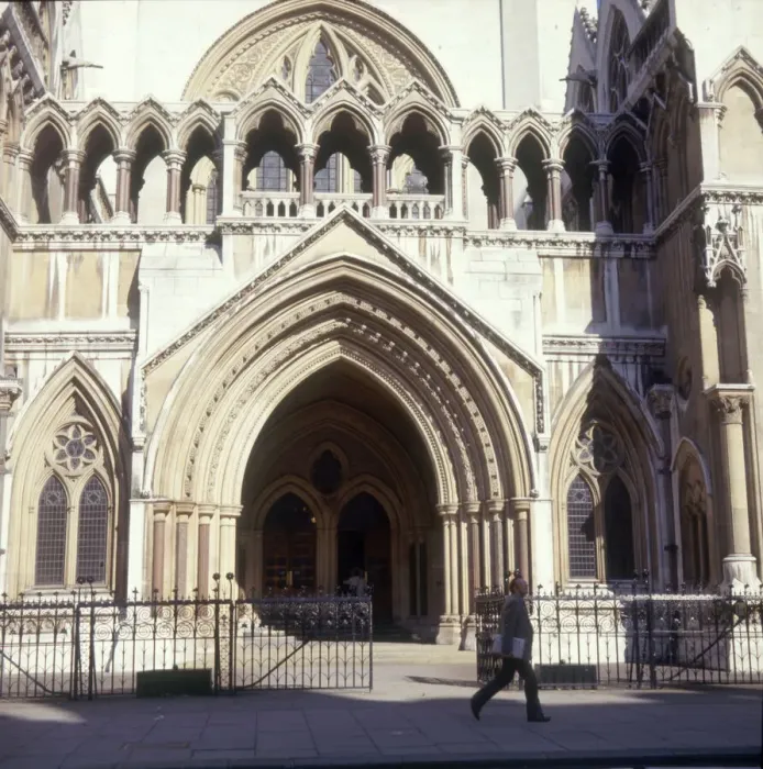 Framed Print : The Royal Courts of Justice, The Strand, London Framed Print : The Royal Courts of Justice, The Strand, London